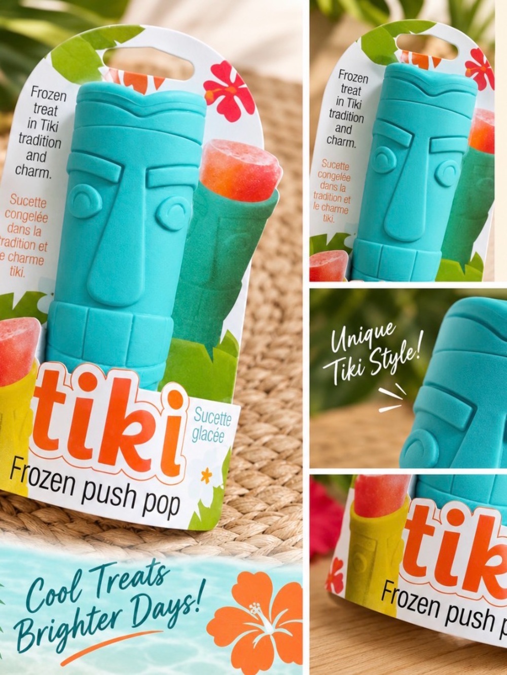 Frozen Push Pop Silicone Popsicle Mold - Teal